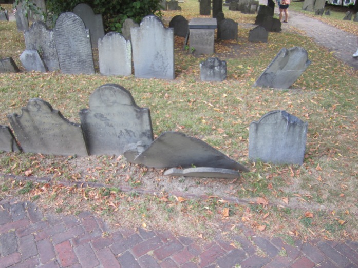 Faded grave markers (2)